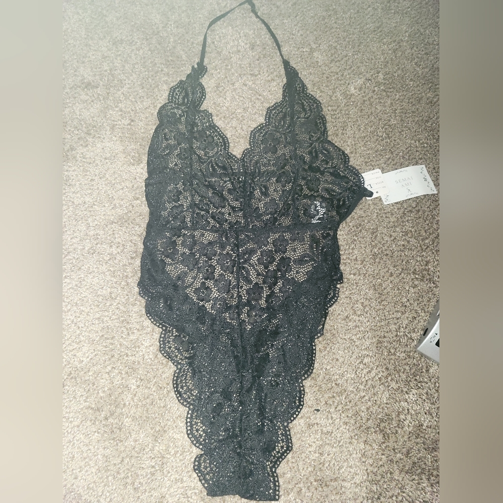 New lace bodysuit lingerie